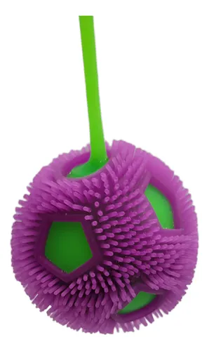Squishy Saltarin Pelota De Futbol 7 Cm X Unidad Con Luz