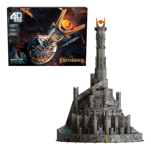 Kit Modelo 3d 4d Build Barad-dur Ojo De Sauron 204 Pzs