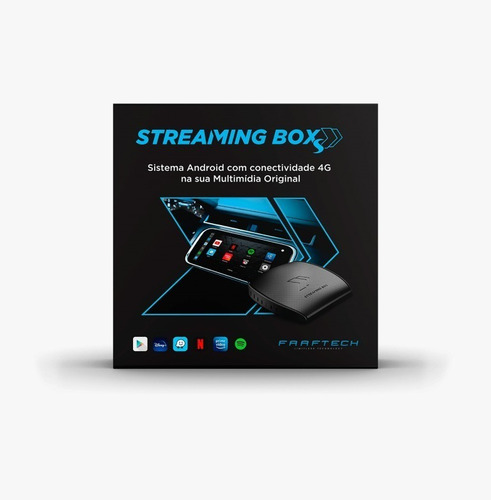 Streaming Box Automotivo Para Carros Com Sistema Carplay