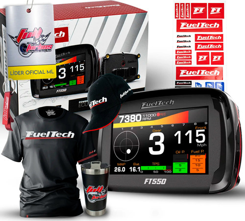 Fueltch Ft550 Sem Chicote + Mega Brindes+ Camiseta Gel+ Bc