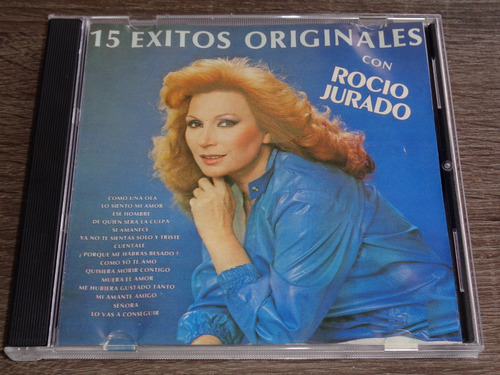 Rocio Jurado 15 Exitos Originales, Cd Bmg 1994