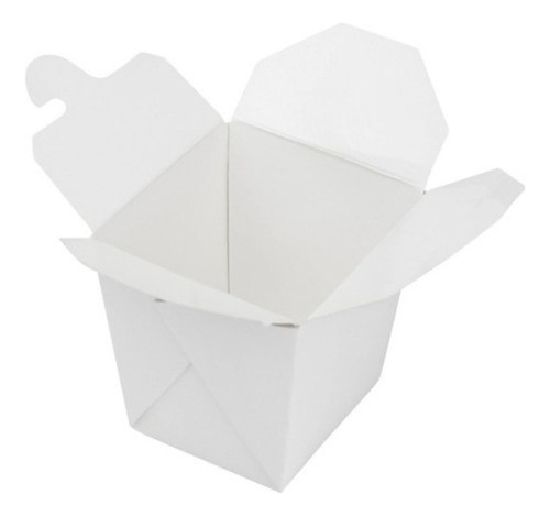 Caja Papel Comida China Chilaquiles Alitas 16oz Blanca C/25