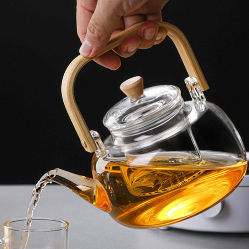 Tetera De Vidrio Multiusos, Tetera De Oficina, Té Transparen