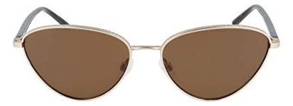 Dkny Women's Dk303s Gafas De Sol De Ojo De Gato, Oro, 899ty