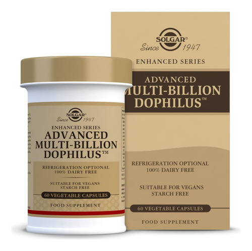 Dophilus Multi-billion Avanzado Solgar 60 Cápsulas Vegetales