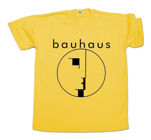 Remera Bauhaus Logo Banda Unisex Algodón Rock Post Punk