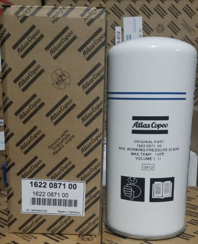 Filtro De Aceite Atlas Copco 1622087100