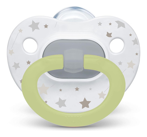 Nuk Comfy Ortodoncia Pacifiers, Colección Timeless, 0-6 Mese