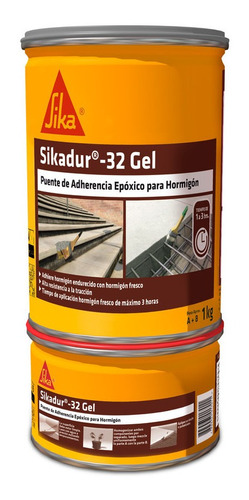 Sikadur-32 Gel Adhesivo Epóxico Estructural 1 Kg