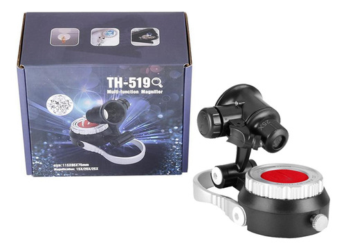Lupa Con Luz Led 10x 20x 25x Lupa Iluminada Joyería Lupa