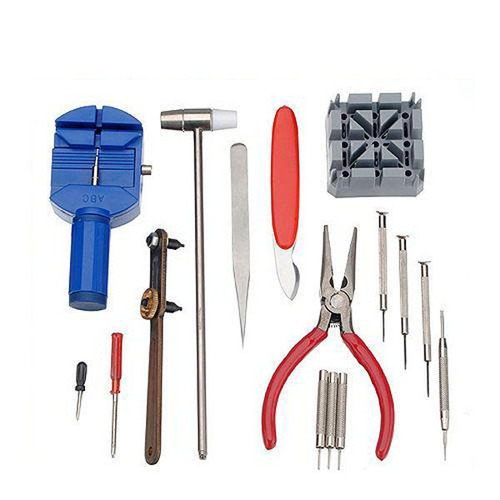 16pcs Reloj Reparación Kit Herramientas Banda Pin Correa Enl