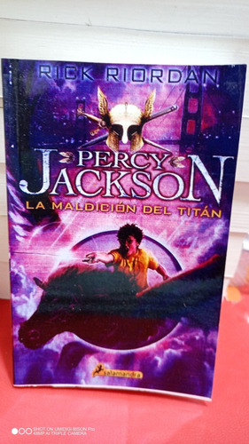 Libro Percy Jackson Y La Maldición Del Titán. Rick Riordan
