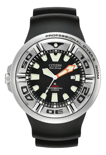 Relógio Citizen Bj8050-08e Profissional Ecozilla Diver Cor da