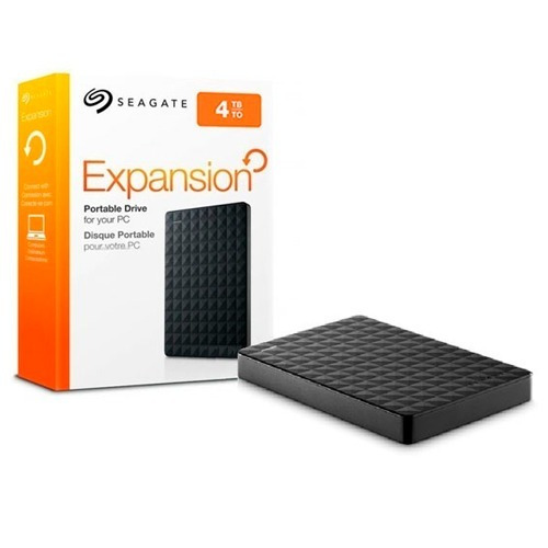 Hd Externo Seagate Expansion 4tb Portatil Usb 3.0/ 2.0 Preto