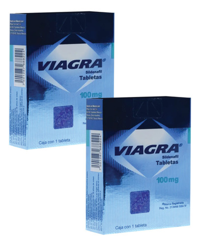 Pack X2 Viagra 100mg 1 Tab Rec - Producto Original