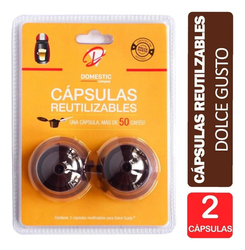 Cápsulas De Café Recargables Compatibles Con Dolce Gusto X2