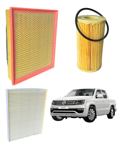 Kit Service X3 Filtros  Volkswagen Amarok  3,0