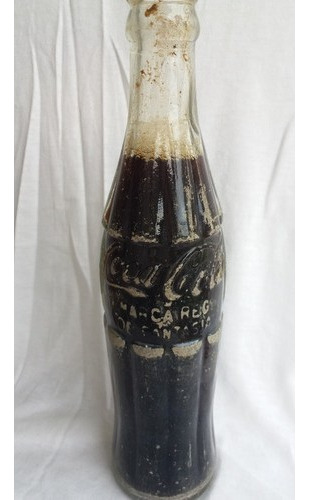 Garrafa Antiga Coca-cola - Alto Relevo -1958 - 290 Ml - X10 (Usado)