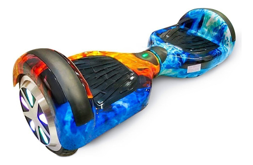 6 Polegadas Hoverboard Skate Eletrico Infantil Criança Bluetooth Bivolt Com Leds Colorido Roda Overboard Luuk Young Cor Gelo Fogo Led