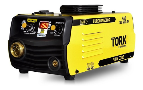 Imagem 7 de 10 de Maquina Solda Inversora Mig Sem Gas Kab 150 Mig Euroconector