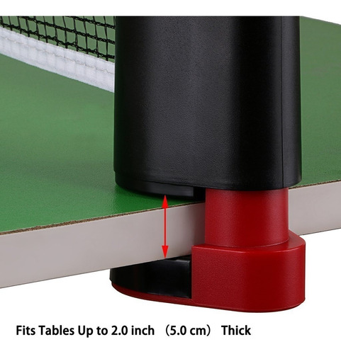 Hipiwe Retráctil Mesa De Ping Pong Net De Reemplazo, Ping Po