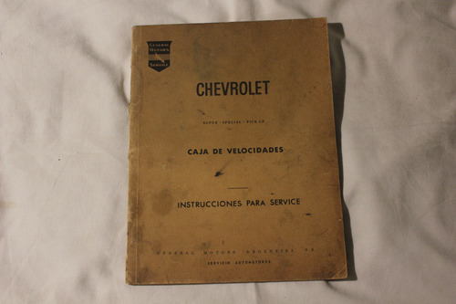 Chevrolet Super,pick Up Manual Caja De Velocidades (Usado)