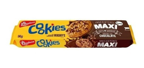 Imagem 1 de 1 de Cookies Maxi Com Gotas De Chocolate Bauducco 96g
