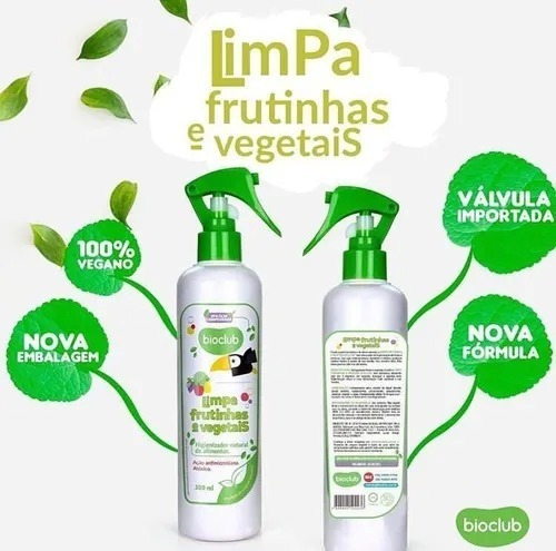 Imagem 4 de 5 de Limpa Frutinha E Vegetais Higienizador Orgânico Bioclub Baby