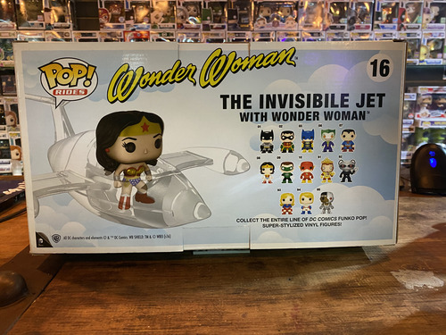 Funko Pop Wonder Woman # 16 Invicible Jet (Usado)