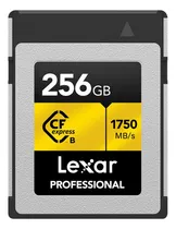 Comprar Memoria Cfexpress Lexar 256gb Type B - Gold Series -r:1750mb