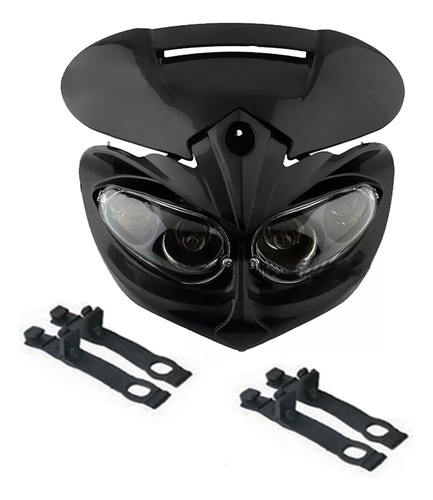 12v Universal Faro Para La Cabeza For Motocicleta Luz Led