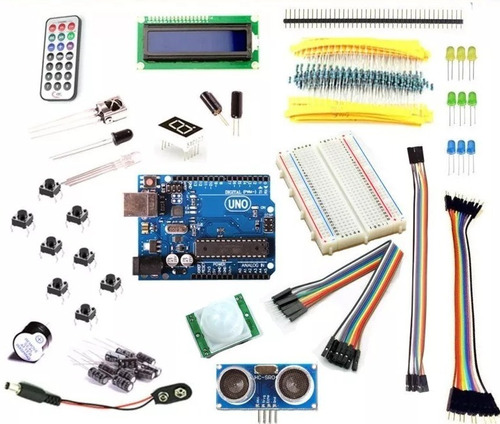 Kit Aprendizaje Sensores Para Arduino Uno 1-4201  Emakers