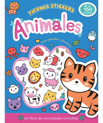 Tiernos Stickers Animales - Bethany Carr - Nuevo - Original