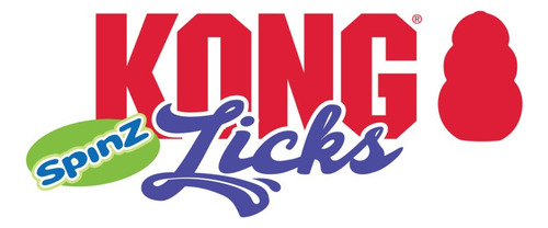 Alfombra Kong Licks Spinz Licks Lick para perros y gatos, tamaño pequeño, color lila