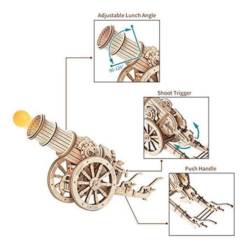 Rokr Rompecabezas De Madera 3d Kits De Construcción De Model