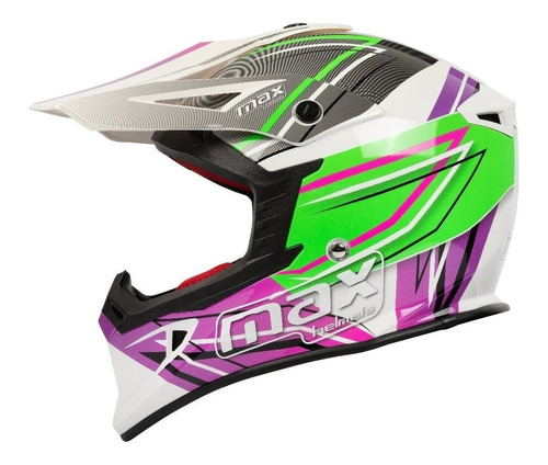 Casco Motocross Enduro Jump V325 Max Edicion Limitada