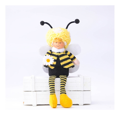 Muñeca Tejida De Lana Con Forma De Abeja U Plush Toys Ornam