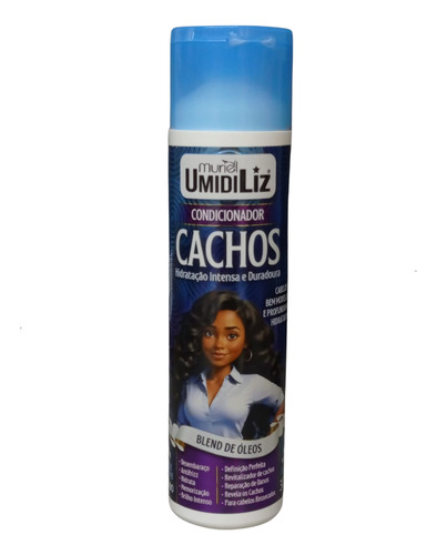 Shampoo, Cond & Gelatina Cachos Blend Óleos Umidiliz