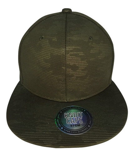 Gorra Plana Poliester Doble Boton 8 Piezas