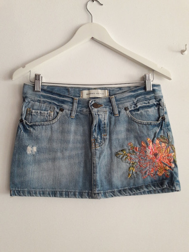 Pollera Denim Mini Soho Talle 24