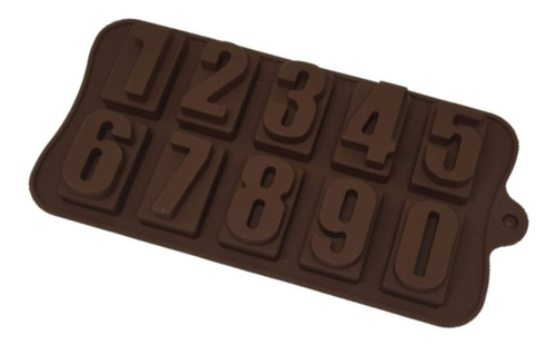 Molde De Silicona Para Chocolate Números Números