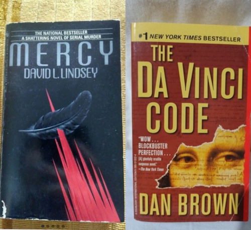 Mercy David Lindsey + Da Vinci Code Dan Brown Ambos Ingles