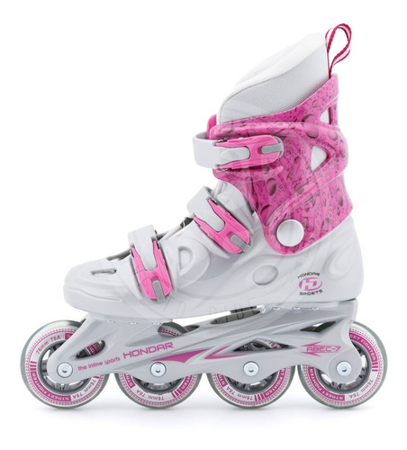 Patines En Linea Hondar Holy Pink Slalom Freeskate 12 Cuotas