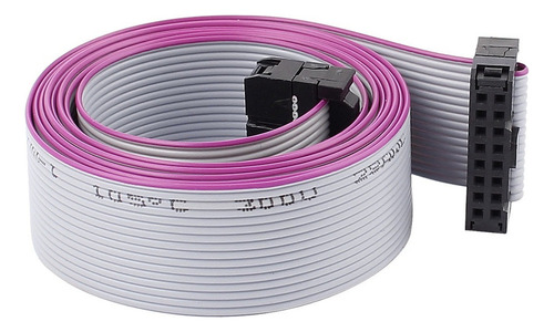 Cable Plano De 16 Pines Paso 2,54mm Hembra Conector Idc