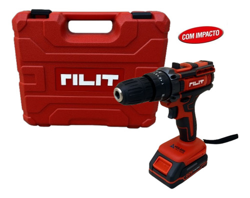 Parafusadeira Furadeira C/ Impacto A Bateria 20v Com Kit