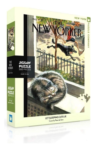 New York Puzzle Company - New Yorker Let Sleeping Cats Lie -