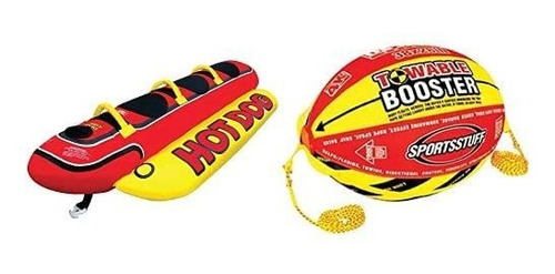 Airhead Hot Dog Sportsstuff Ball Combo 1-3 Rider Tubo