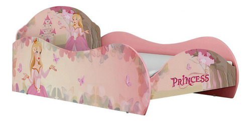 Cama Infantil De Solteiro Princesa Rosa