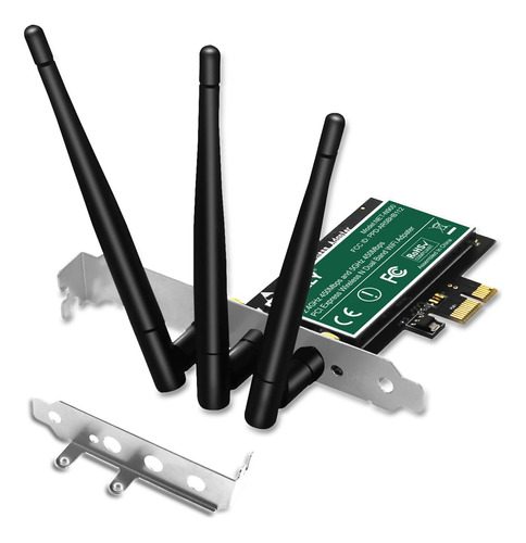 Adaptador Wi-fi Pcie De Doble Banda N900 3x3 Mimo - Netely