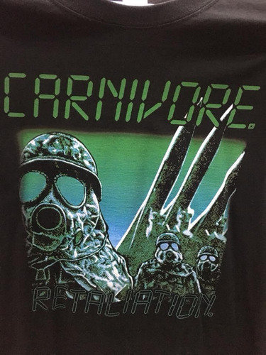 Carnivore - Retaliation - Metal - Polera- Cyco Records